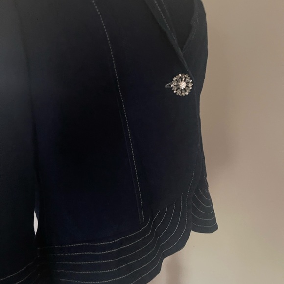 Devine Sport NY Hi Low denim jacket 2pc - Picture 3 of 5